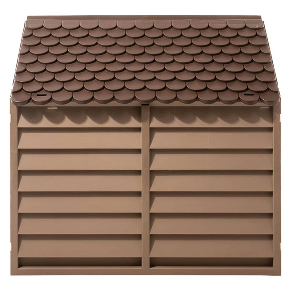 Dog House Brown 86x84x82 cm Polypropylene