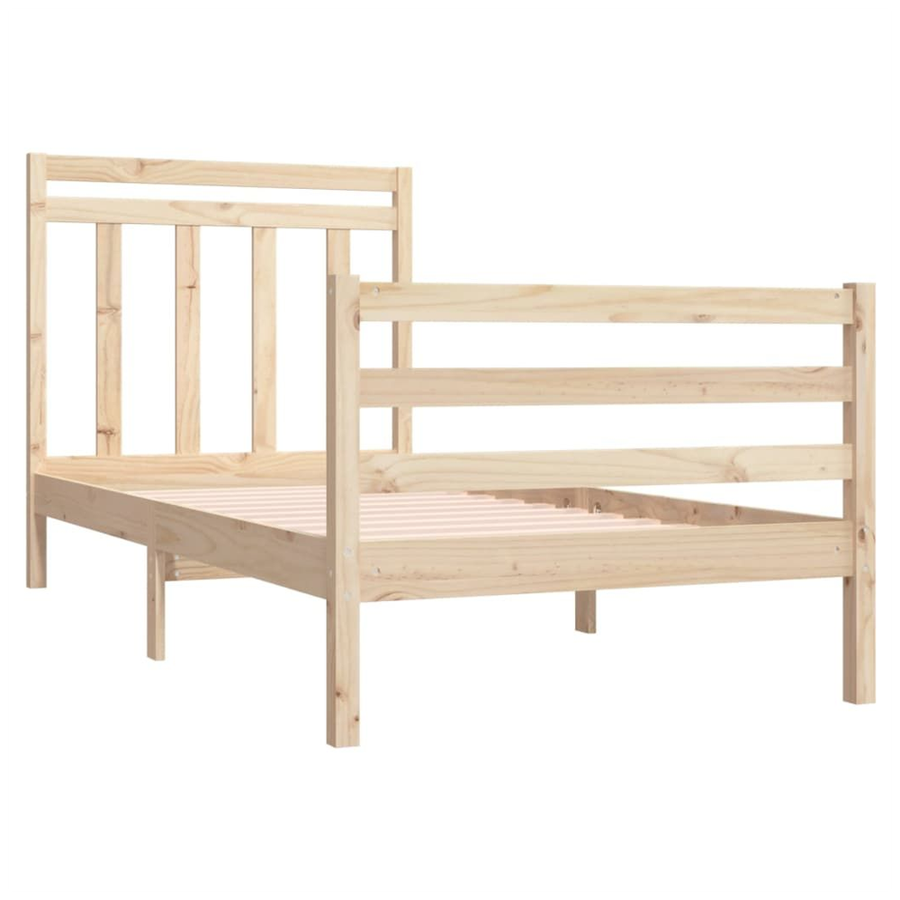 Bed Frame Solid Wood 75x190 cm to 200 x 200 cm