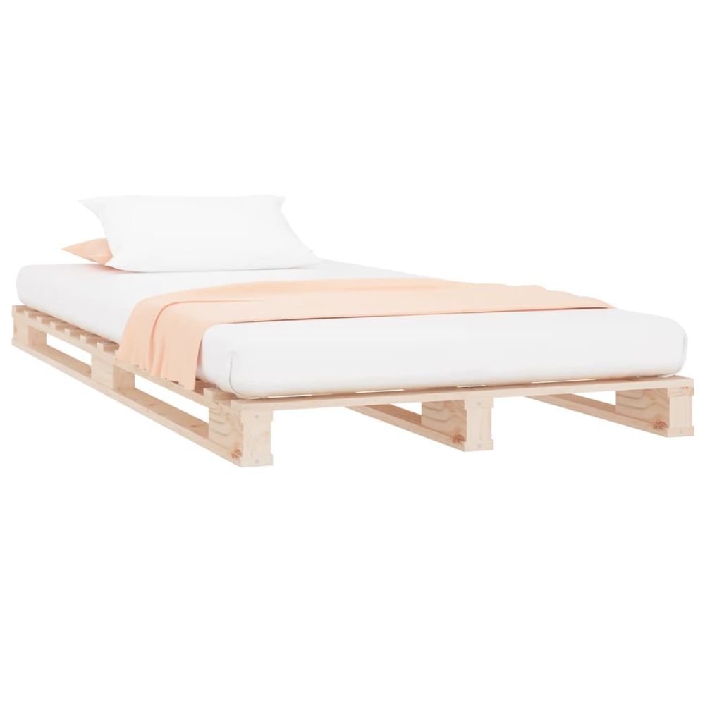 Pallet Bed 90x200 cm Solid Wood Pine