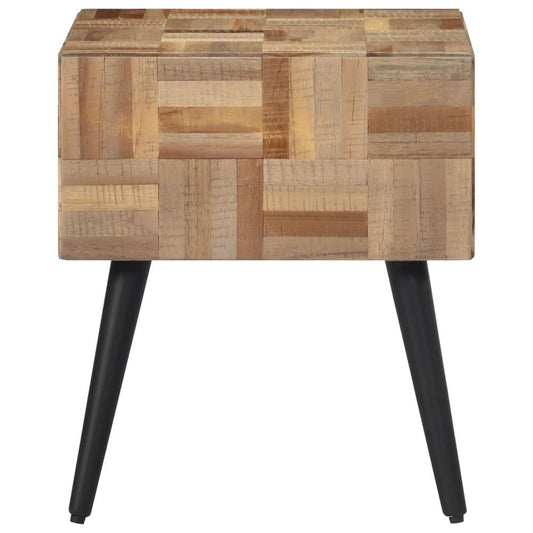 vidaXL Side Table 40x40x45 cm Solid Reclaimed Teak