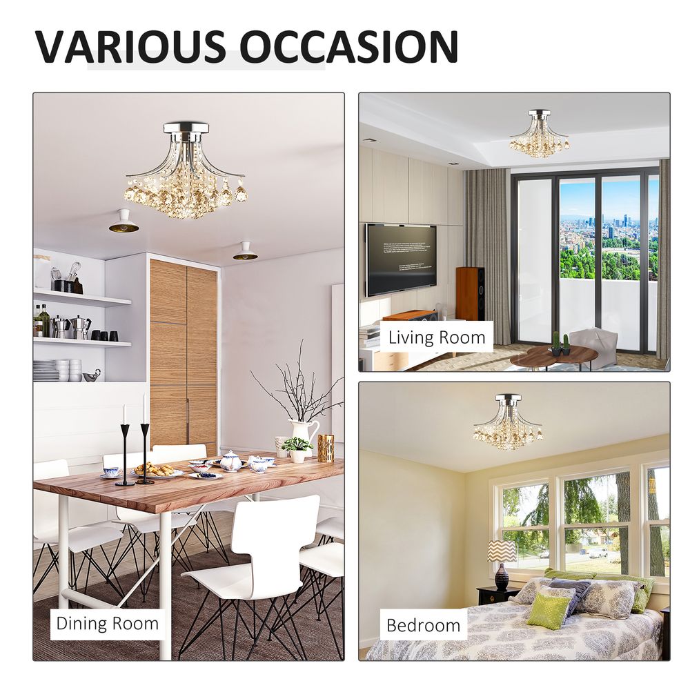 Modern K9 Crystal Ceiling Lighting Chandelier Mordern Style Pendant Light