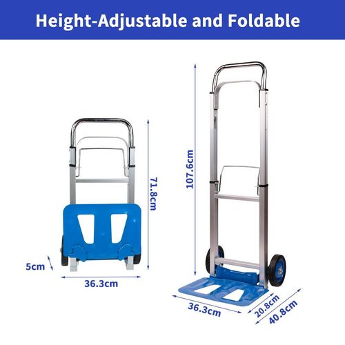 Neo 100kg Capacity Folding Sack Trolley With Extendable Handl