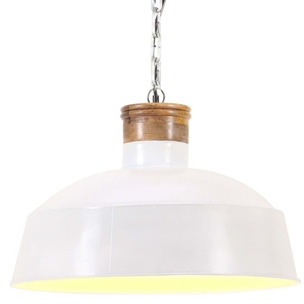 vidaXL Industrial Hanging Lamp 32 cm Black E27