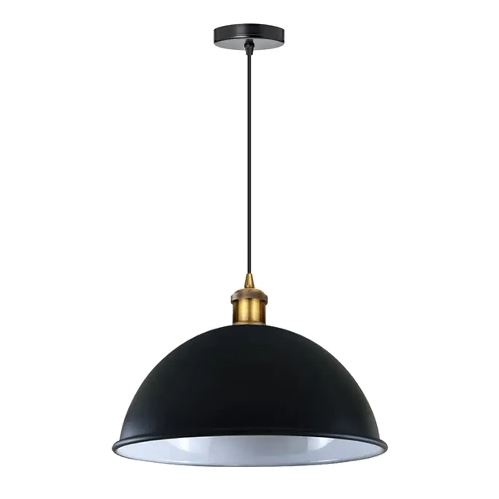 Black inner White Vintage Ceiling Pendant Light Shade Hanging Lamp Lights