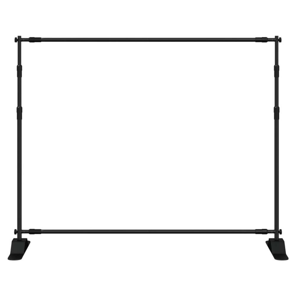 vidaXL Backdrop Stand Black 254x243 cm Steel