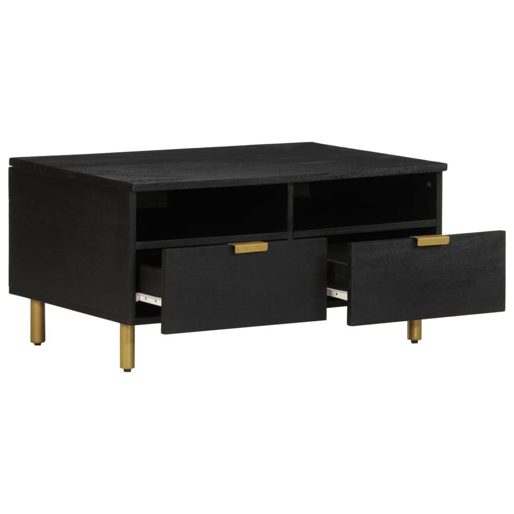 vidaXL Coffee Table Black 80x54x40 cm Engineered Wood