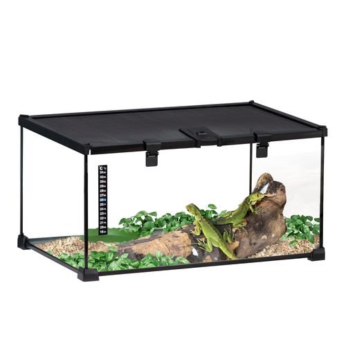 Glass Reptile Terrarium Habitats for Lizards, Frogs, Snake Pawhut