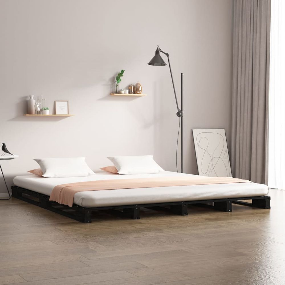 Pallet Bed 90x200 cm Solid Wood Pine