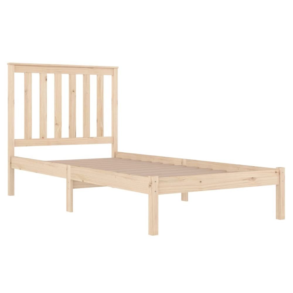 Bed Frame Solid Wood Pine 75x190 cm to 200 x 200 cm