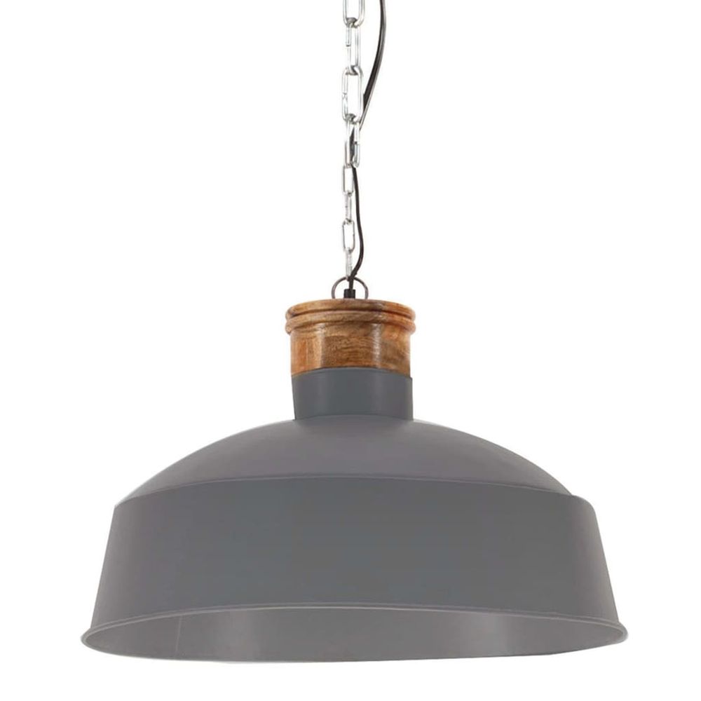 vidaXL Industrial Hanging Lamp 32 cm Black E27