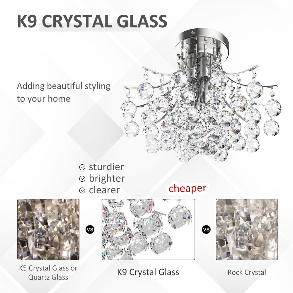 Modern K9 Crystal Ceiling Lighting Chandelier Mordern Style Pendant Light