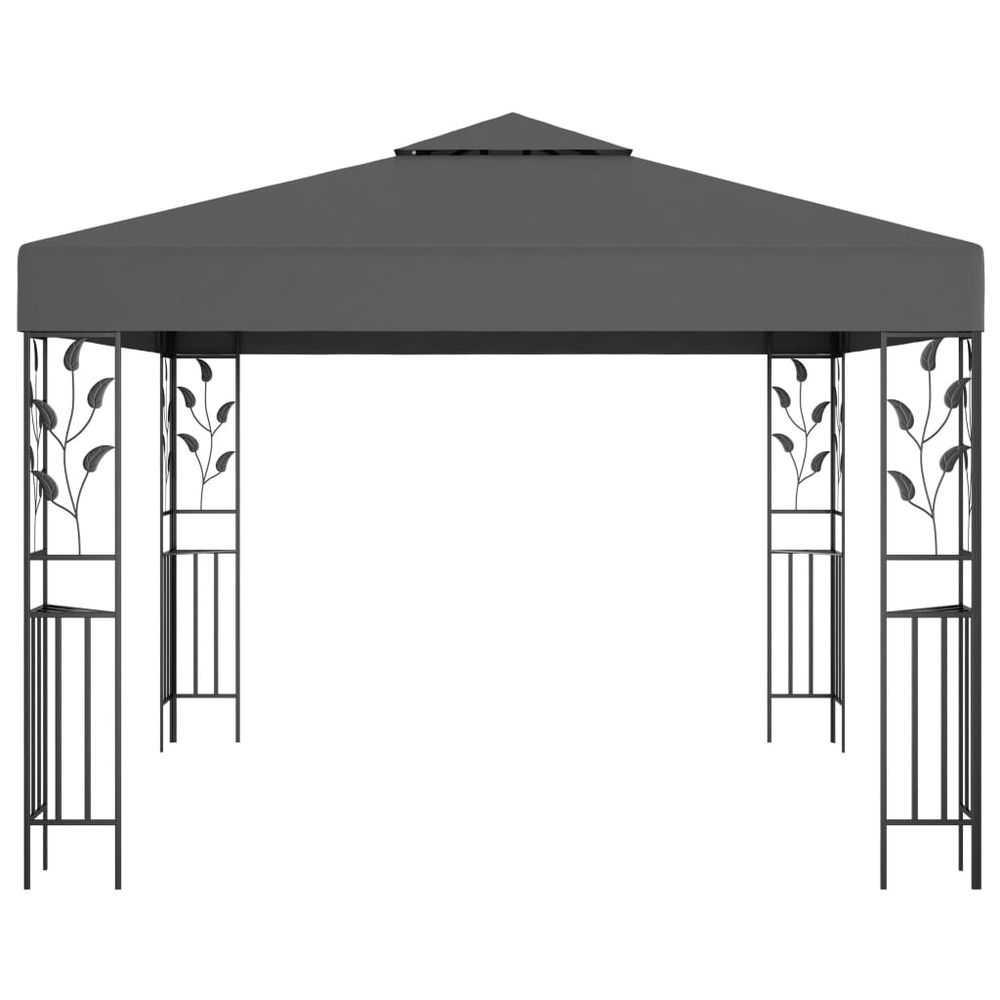 Gazebo Tent with LED String Lights 3x3 m