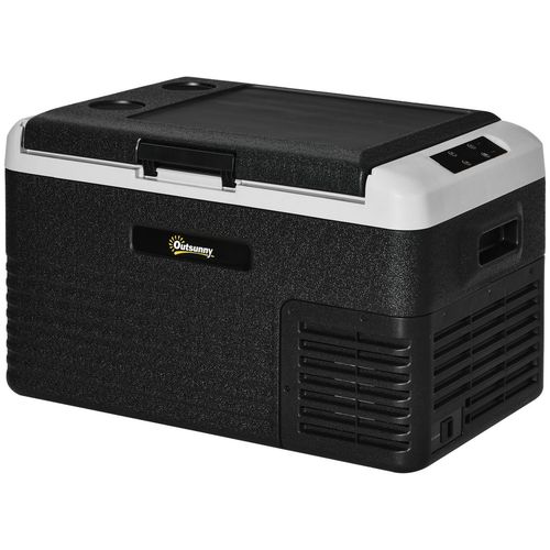 30L Car Refrigerator 12V Portable Freezer for Camping, Driving Outsunny