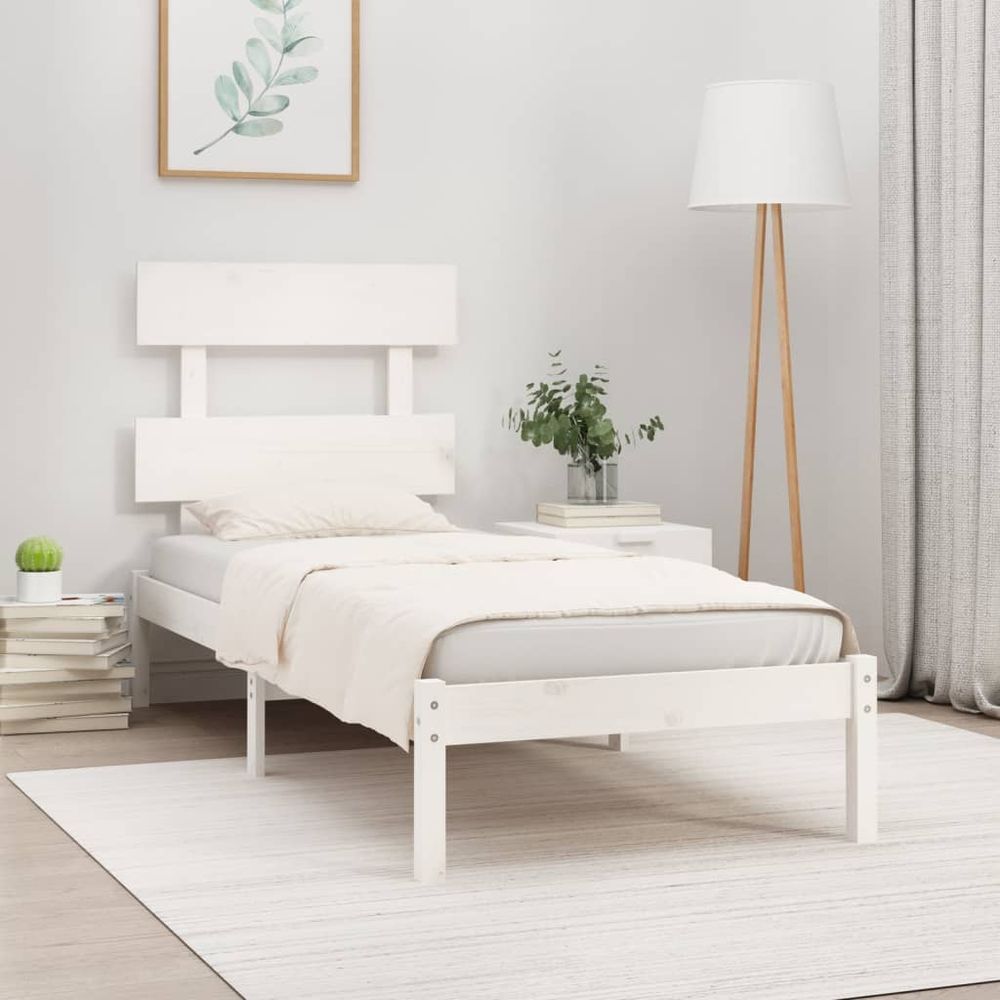 Bed Frame Solid Wood 75x190 cm to 200 x 200 cm