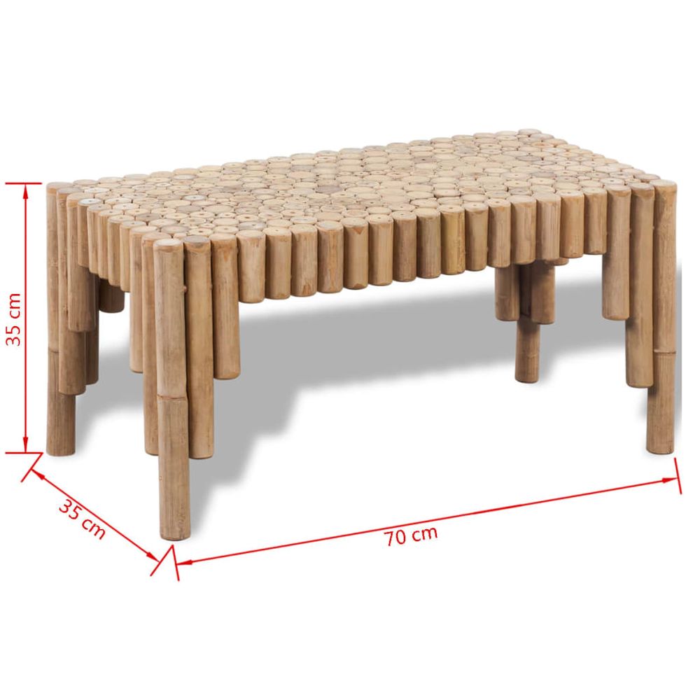 Coffee Table Bamboo Home Deco