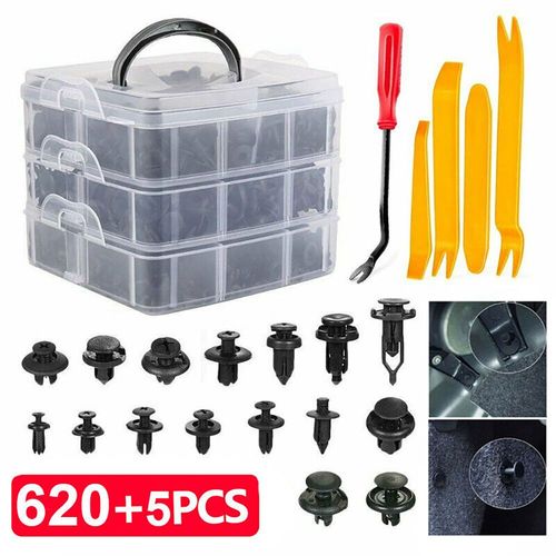 Motors Universal Car Fastener Clips Car Bumper Rivet Expansion Clips Repair Kits