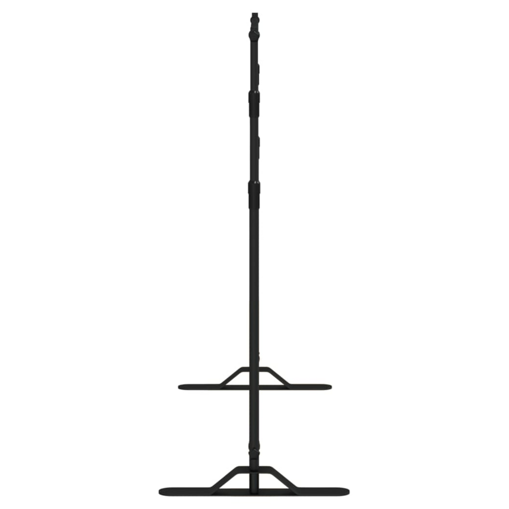 vidaXL Backdrop Stand Black 254x243 cm Steel