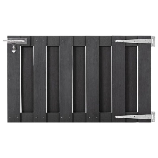 vidaXL Garden Gate WPC 100x60 cm Grey