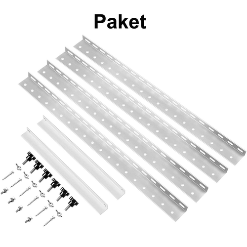 Solar Panel Brackets Adjustable Angle Mounting Frame Shed Boat Ground Mount L