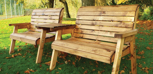 Twin Bench Set Straight