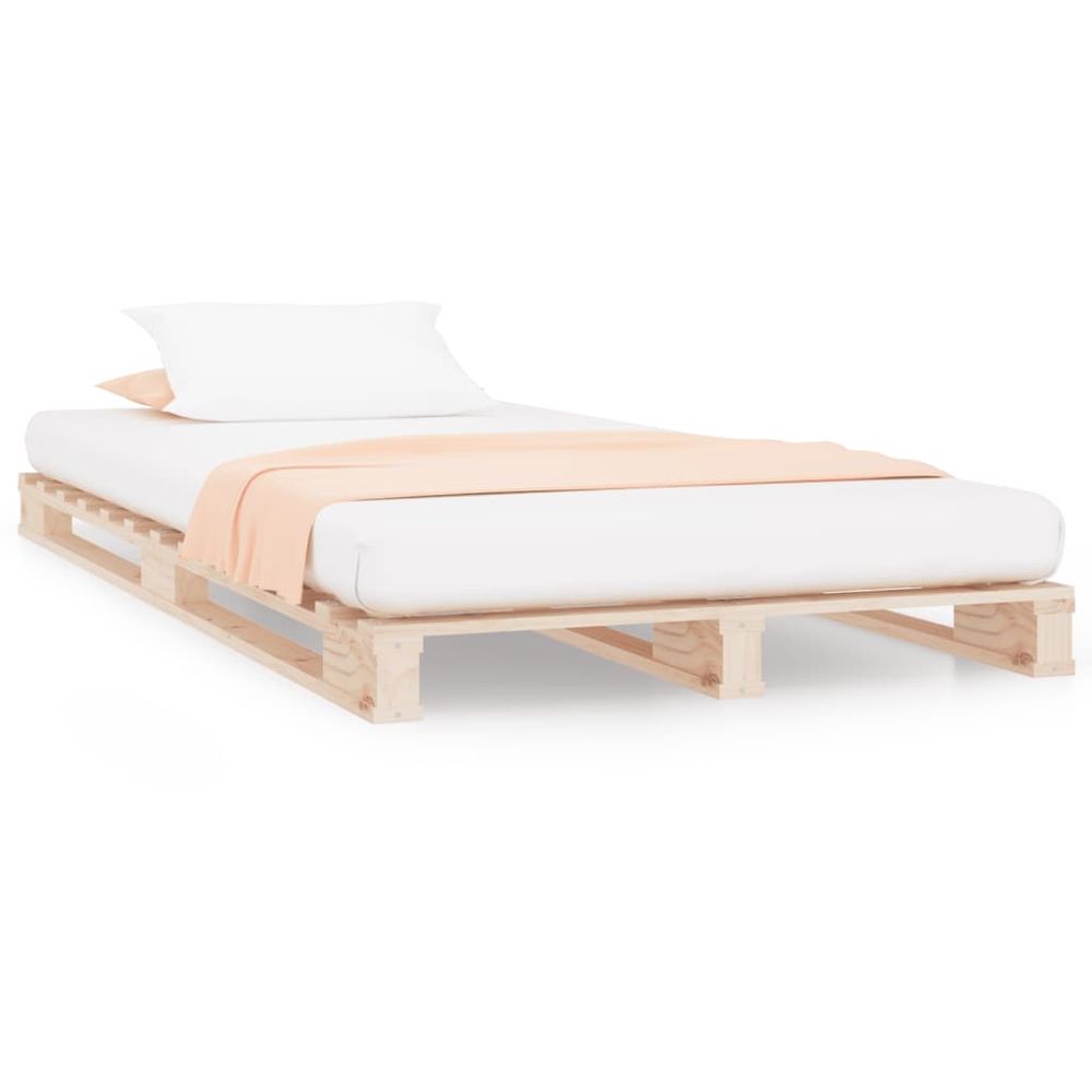 Pallet Bed 90x200 cm Solid Wood Pine