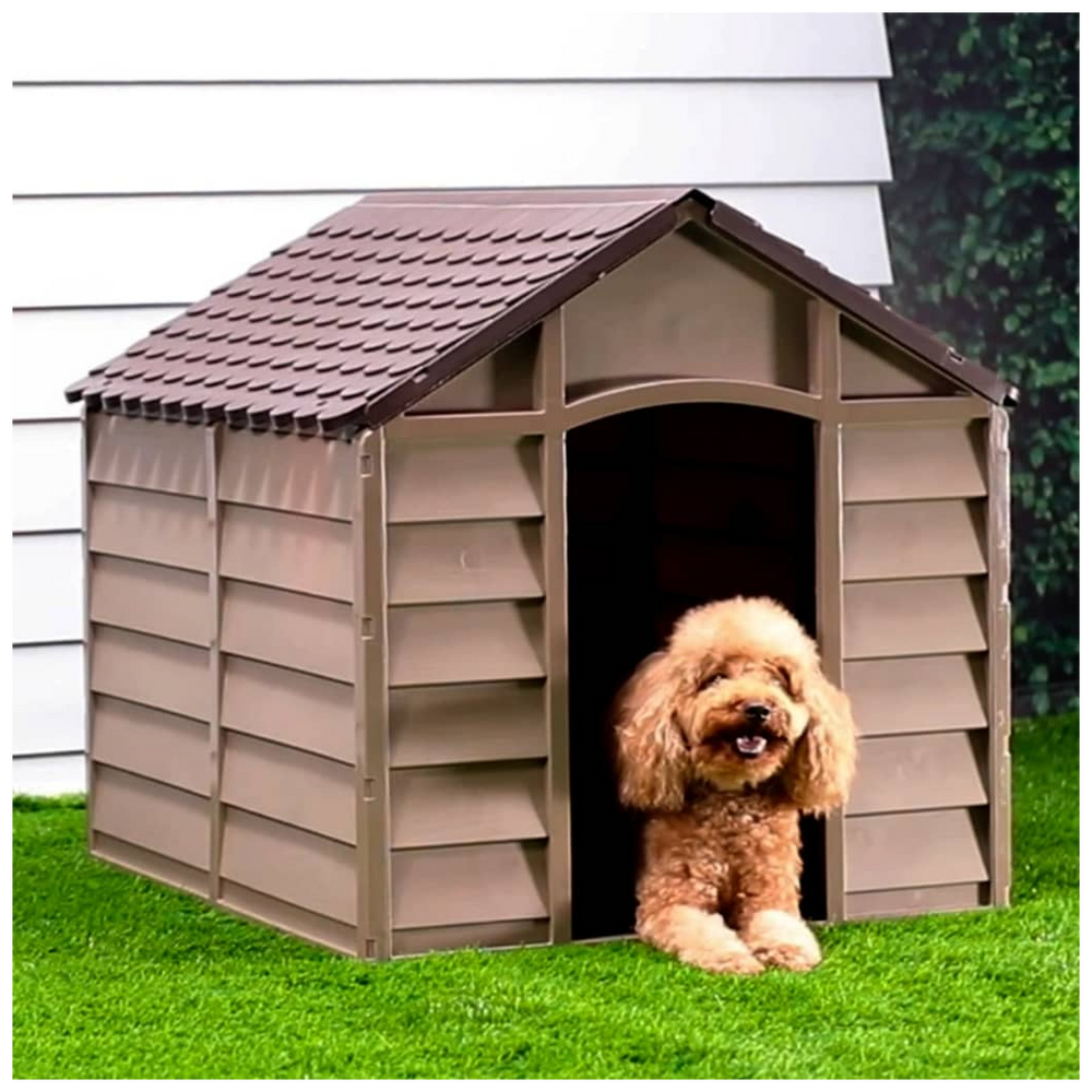 Dog House Brown 86x84x82 cm Polypropylene