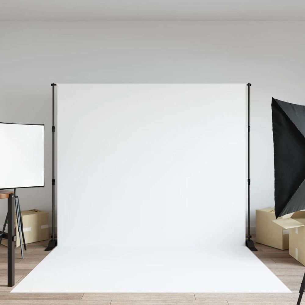 vidaXL Backdrop Stand Black 254x243 cm Steel