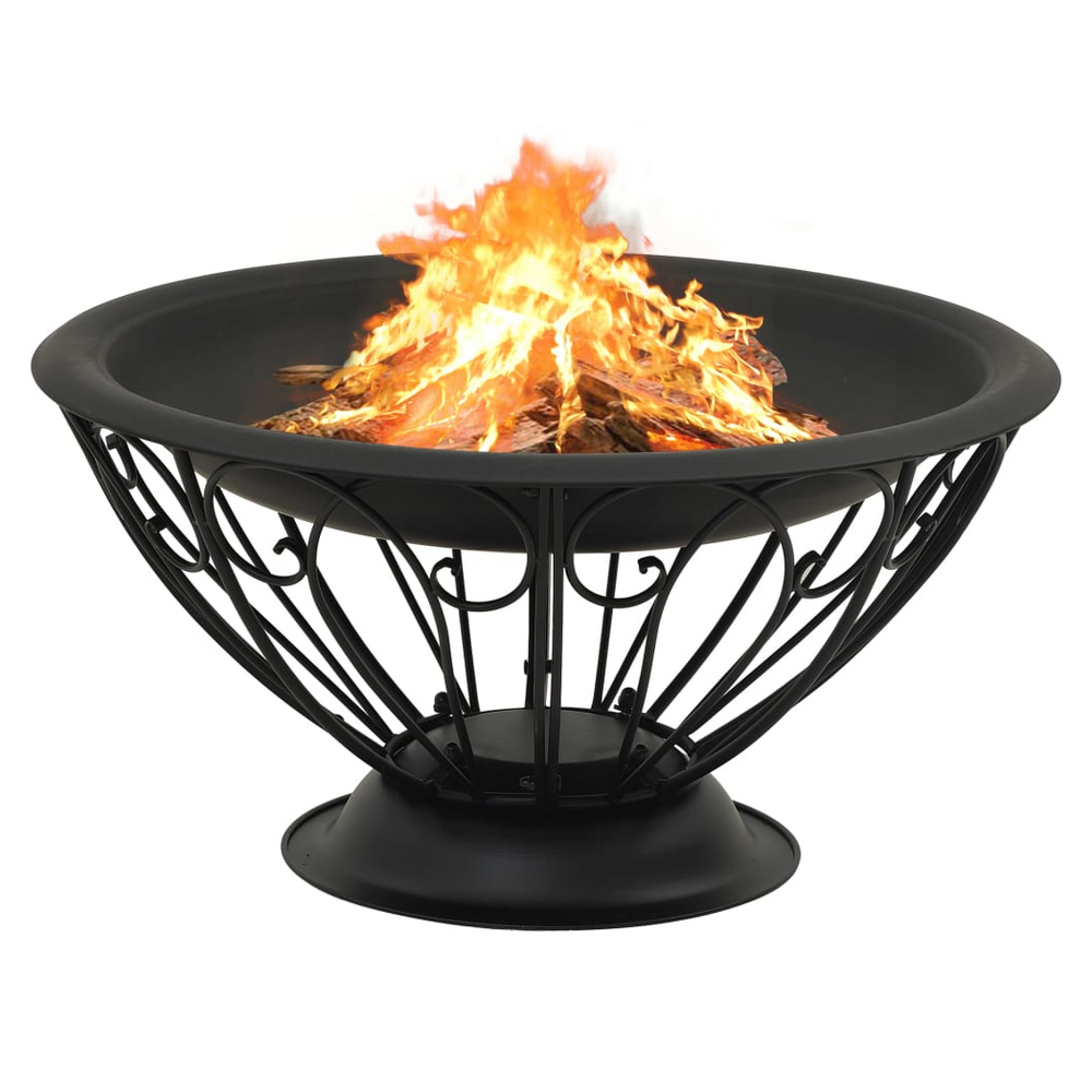 Fire Pit with Poker 75 cm XXL Steel