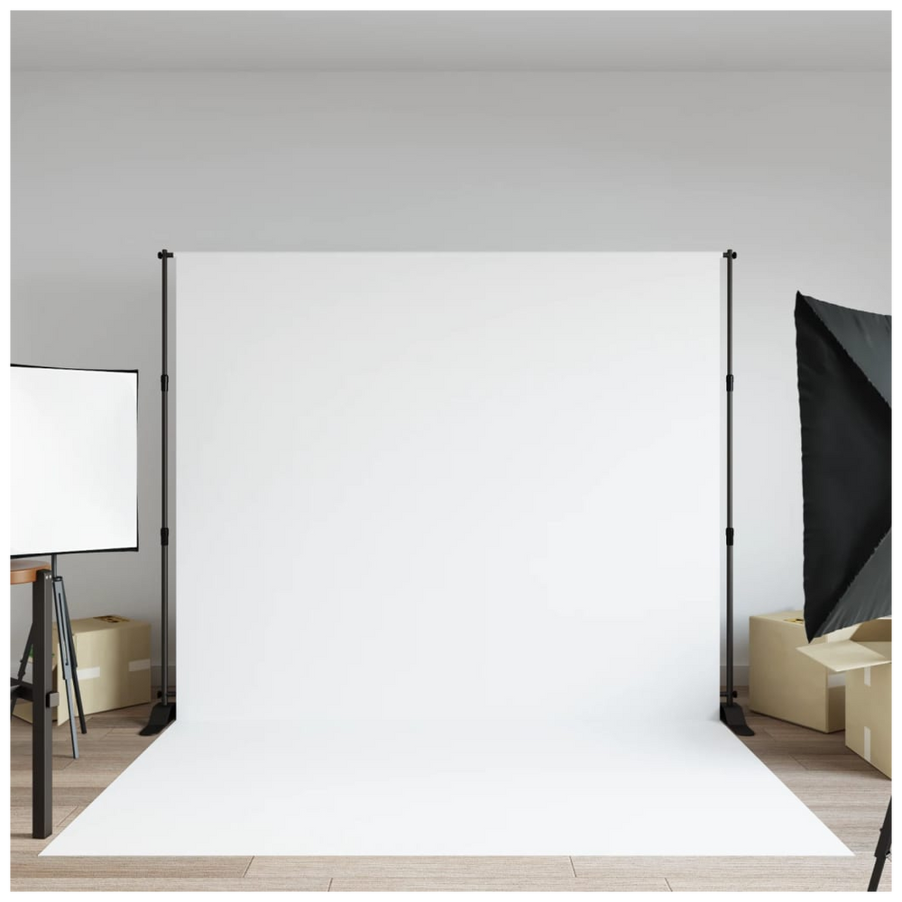 vidaXL Backdrop Stand Black 254x243 cm Steel