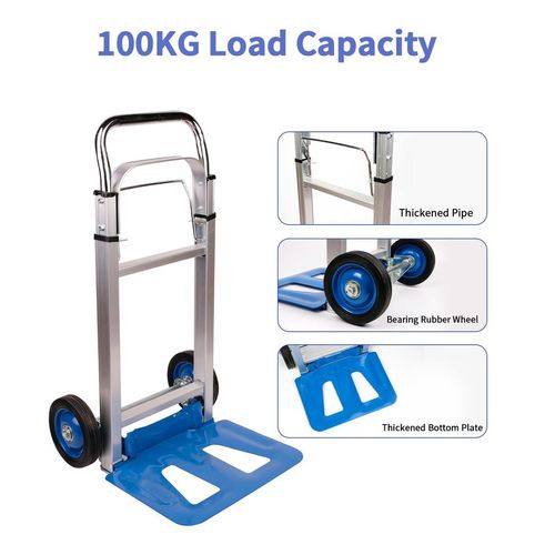 Neo 100kg Capacity Folding Sack Trolley With Extendable Handl