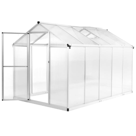 Greenhouse Aluminium 302x190x195 cm 11.19 m³