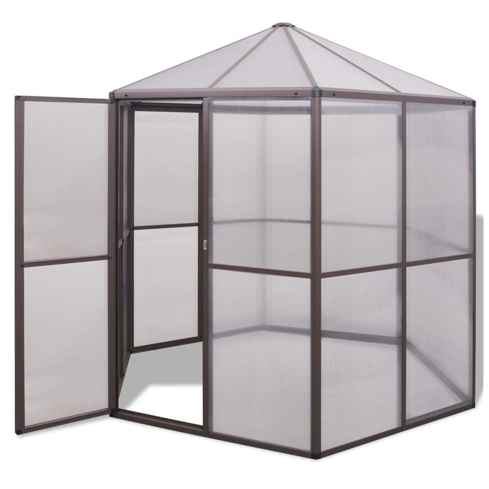 Greenhouse Aluminium 240x211x232 cm