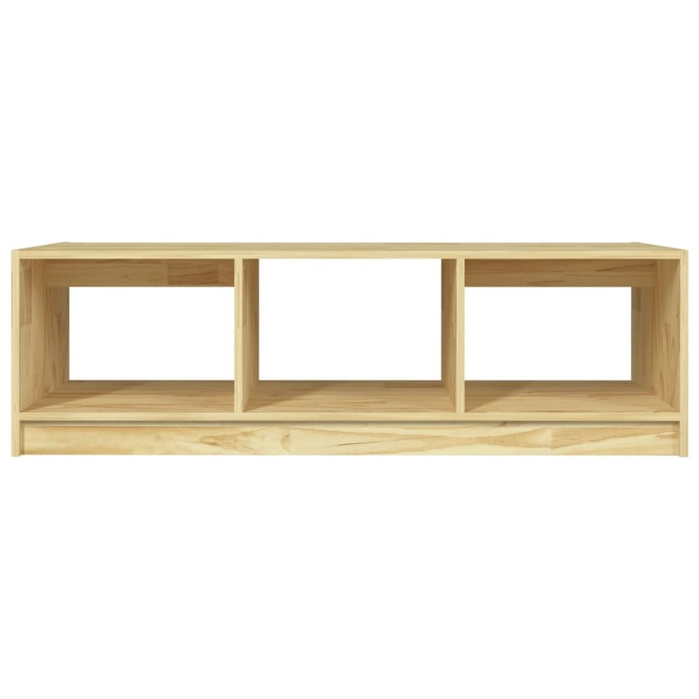 Coffee Table 110x50x34 cm Solid Pinewood